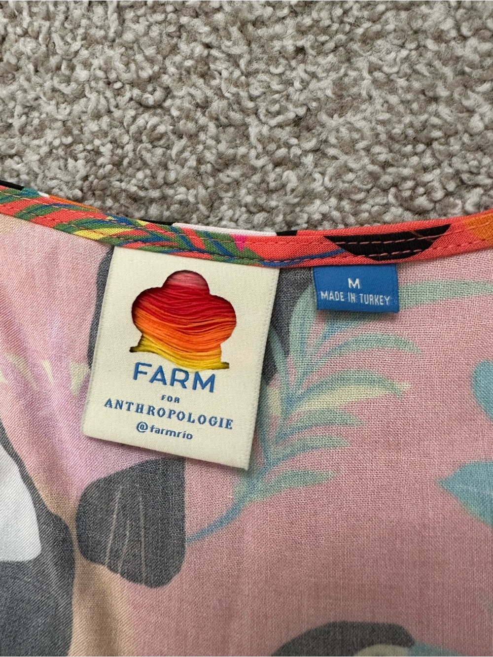 Farm Rio Toucans Wrap Maxi Dress x Anthropologie – Size M - Picture 6 of 13